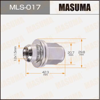 Гайка крепления колеса MASUMA MLS-017 для TOYOTA VEROSSA