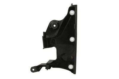 Bumper hoek Achter Links (bovenste deel, versie met deur, zwart) past: RENAULT KANGOO II 02.08-07.13