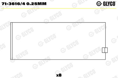 CUZINETI BIELA GLYCO 7136164025MM