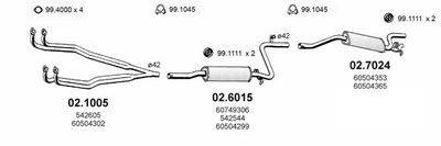 SISTEM DE ESAPAMENT ASSO ART0046