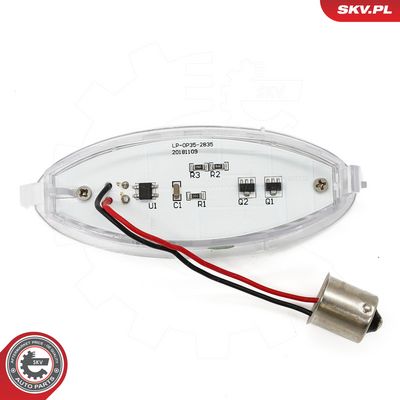 Osvětlení SPZ SKV 72SKV521
