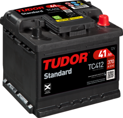 Стартерная аккумуляторная батарея TUDOR TC412 для PORSCHE 914