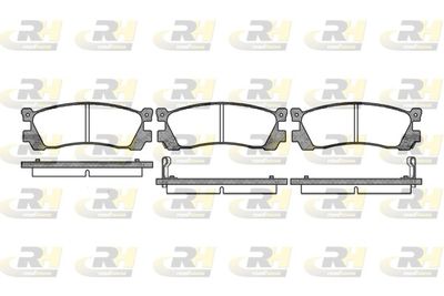 Bremsbelagsatz, Scheibenbremse