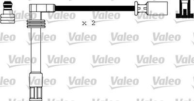 Комплект проводов зажигания VALEO 346126 для VW LT