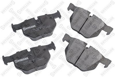комплект спирачно феродо, дискови спирачки STELLOX 000 072B-SX