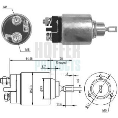 SOLENOID ELECTROMOTOR