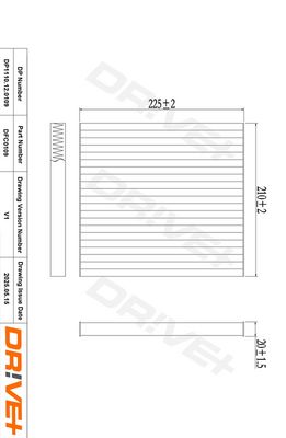 FILTER INNENRAUMLUFT DR!VE+ DP1110120109 4