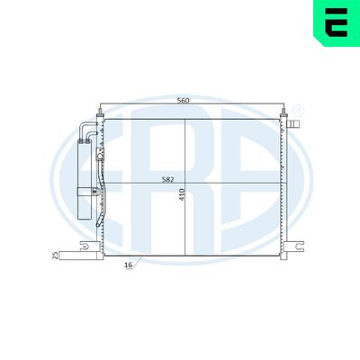 CONDENSATOR CLIMATIZARE ERA 667261