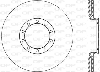 Тормозной диск OPEN PARTS BDA2806.20 для RENAULT MASCOTT