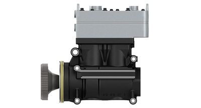 Compressor, aantal cilinders: 2, type koeling: vloeibaar koelmiddel (nieuw, met een tandwiel)