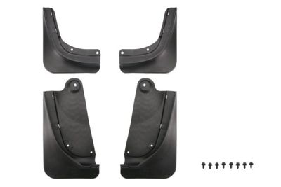 Spatlap Achter/Voor Links/Rechts (set 4 stuks.) past: TESLA MODEL Y 01.20-