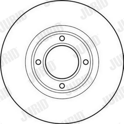 BREMSSCHEIBE JURID 561038JC 1