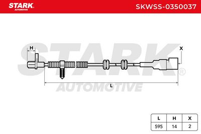 датчик, обороти на колелото STARK SKWSS-0350037