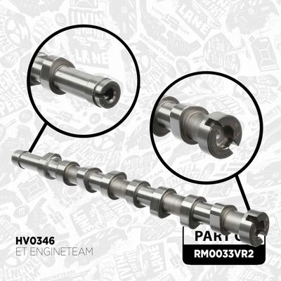 SET CUREA DE DISTRIBUTIE ET ENGINETEAM RM0033VR2 2