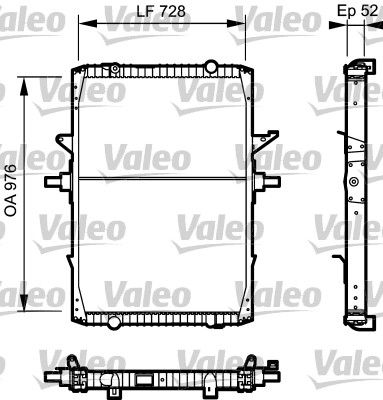 Radiateur, refroidissement du moteur VALEO