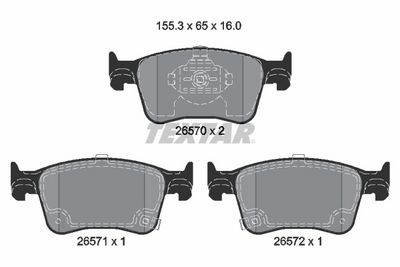 BREMSBELAGSATZ SCHEIBENBREMSE
