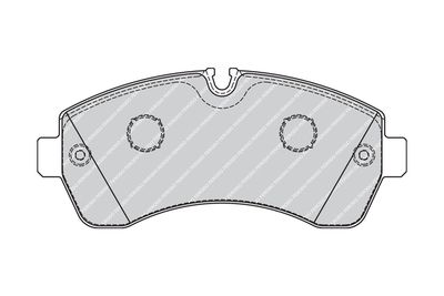 Brake Pad Set, disc brake FVR1777