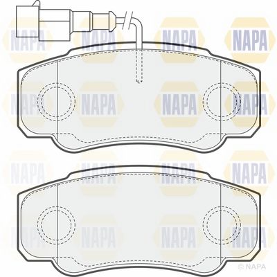 Brake Pad Set NAPA PBP7619