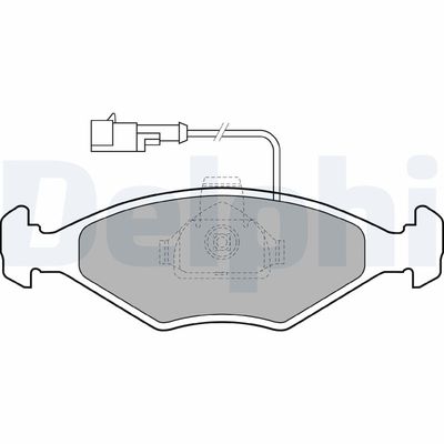 Brake Pad Set, disc brake LP1415