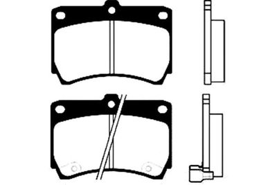 Kavo Parts Stabdžių trinkelių rinkinys, diskinis stabdys