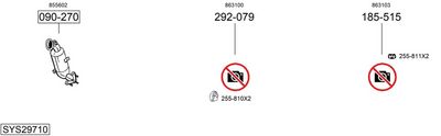 Изпускателна система BOSAL SYS29710