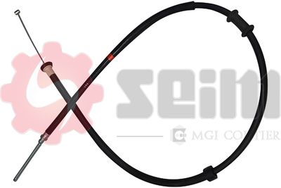 Тросик, cтояночный тормоз SEIM 554929 для FIAT PANDA