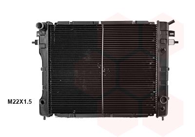 Радиатор, охлаждение двигателя VAN WEZEL 37002089 для OPEL SENATOR