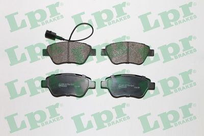 LPR 05P1225 Тормозные колодки и сигнализаторы  для FIAT LINEA (Фиат Линеа)