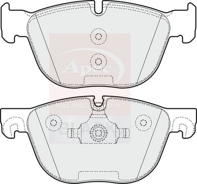 APEC Brake Pad Set, disc brake PAD1614B