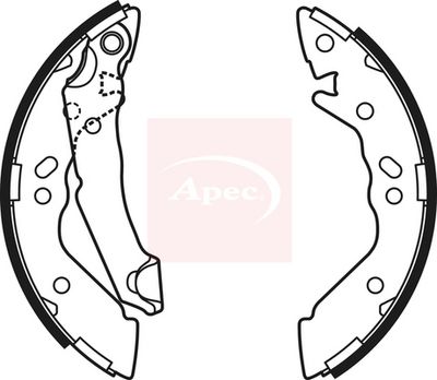 APEC Brake Shoe Set SHU590