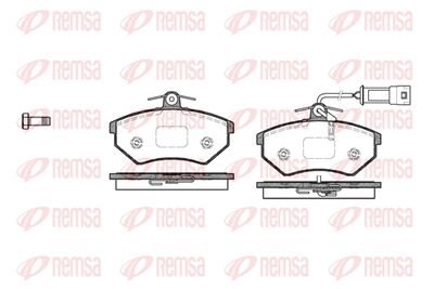 Комплект тормозных колодок, дисковый тормоз REMSA 0134.52 для VW CORRADO
