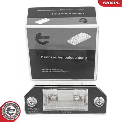 Osvětlení SPZ ESEN SKV 72SKV013