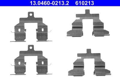 Комплектующие, колодки дискового тормоза ATE 13.0460-0213.2 для NISSAN TIIDA