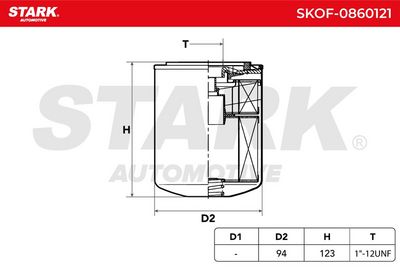маслен филтър STARK SKOF-0860121