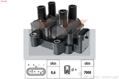 Zapalovací cívka KW 470 596