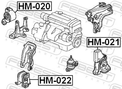 Vorschau Lagerung, Motor Ansicht 2