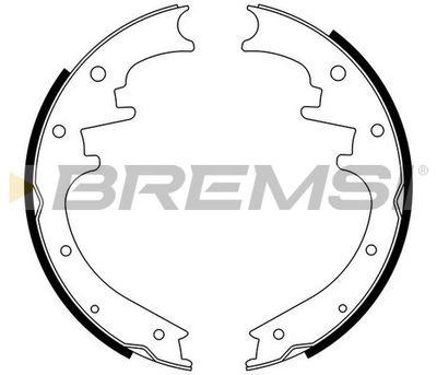 BREMSI GF0423 Тормозные колодки барабанные  для JEEP GRAND CHEROKEE (Джип Гранд чероkее)
