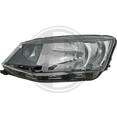 DIEDERICHS 7807081 Основная фара  для SKODA FABIA (Шкода Фабиа)