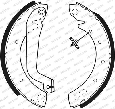 BREMSBACKENSATZ FERODO FSB517 2