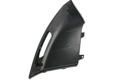 Bumper hoek Voor Rechts (onderste deel, met parkeersensor gaten, zwart glanzend) past: LAND ROVER RANGE ROVER SPORT II L494 04.13-10.17