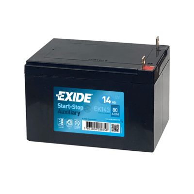 Стартерная аккумуляторная батарея EXIDE EK143 для RENAULT TWIZY
