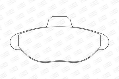 BREMSBELAGSATZ SCHEIBENBREMSE CHAMPION 571749CH 1