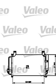VALEO 814342 Радиатор кондиционера  для KIA RIO (Киа Рио)