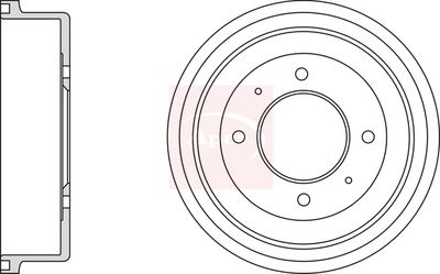 APEC Brake Drum DRM9981