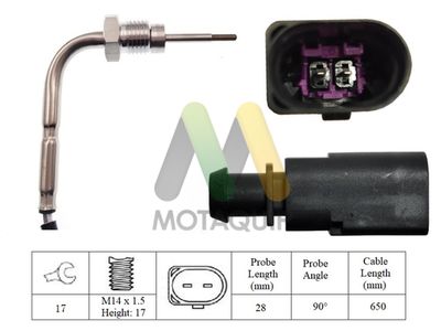 SENZOR TEMPERATURA GAZE EVACUARE