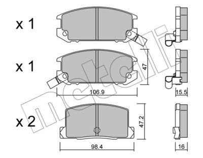 SET PLACUTE FRANA FRANA DISC