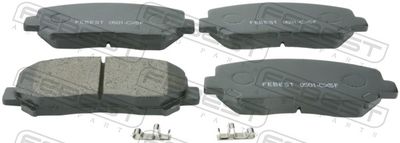 Комплект тормозных колодок, дисковый тормоз FEBEST 0501-CX5F для MAZDA CX-5