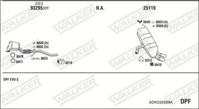 ABGASANLAGE WALKER ADK032689A