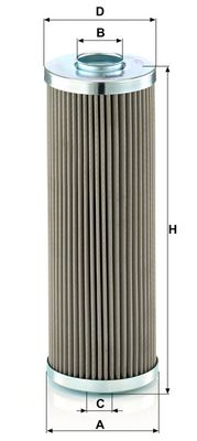 Filtr, pracovní hydraulika MANN-FILTER HD 9001