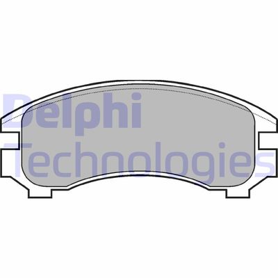 Комплект тормозных колодок, дисковый тормоз DELPHI LP546 для SUZUKI SWIFT